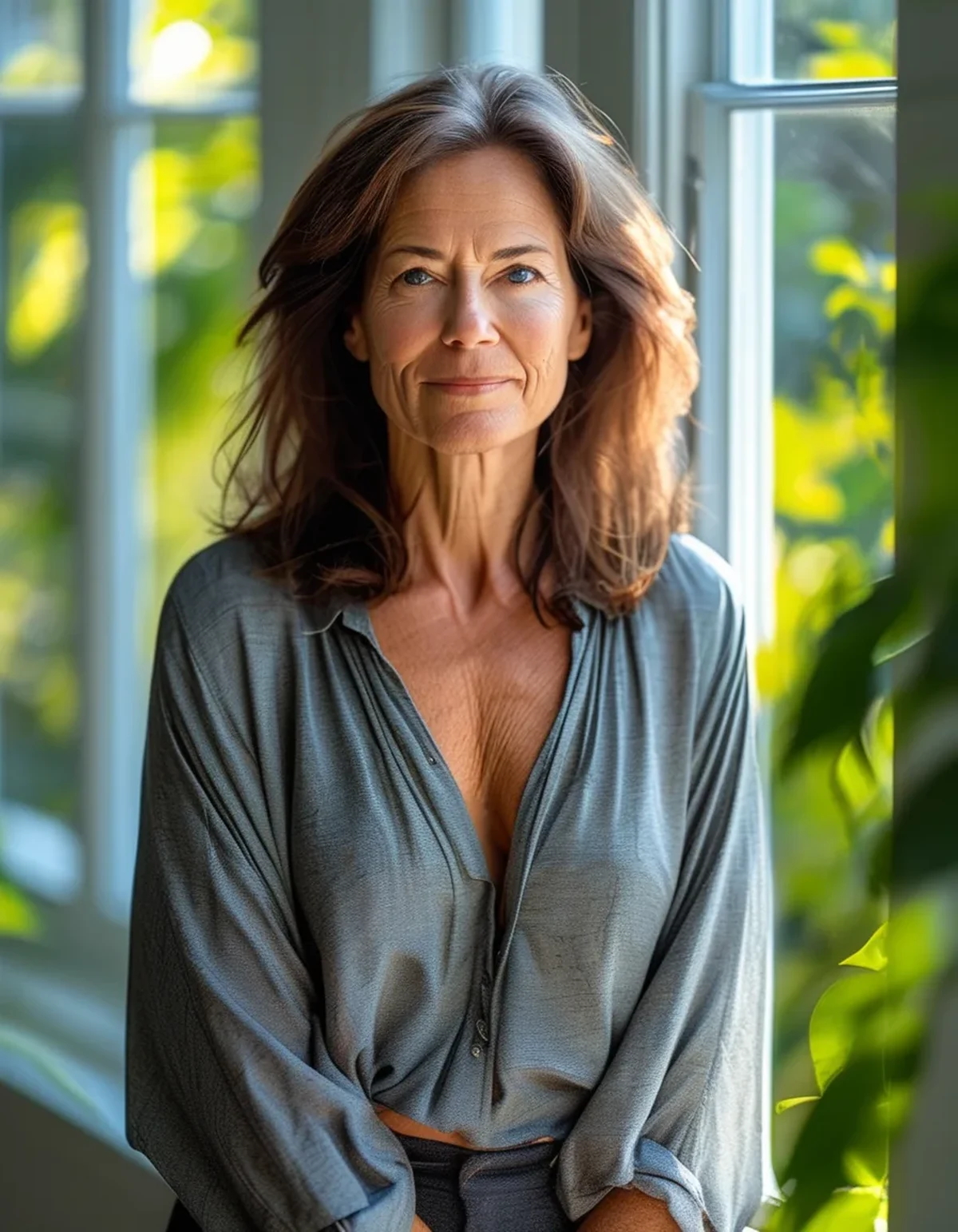 Why Wide-Leg Pants Work So Well for Tall Women Over 45 — and How to Get the Fit Right